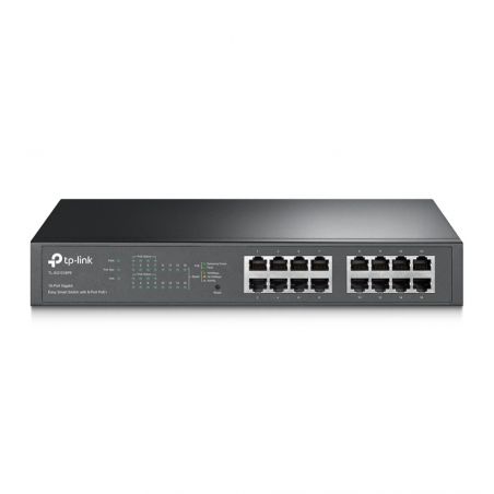 TP-LINK TL-SG1016PE commutateur réseau Géré Gigabit Ethernet (10/100/1000) Connexion Ethernet, supportant l'alimentation…