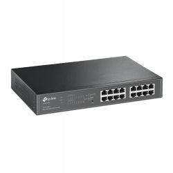 TP-LINK TL-SG1016PE switch Gestionado Gigabit Ethernet (10/100/1000) Energía sobre Ethernet (PoE) Negro