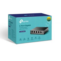 TP-LINK TL-SG1005P network switch Unmanaged Gigabit Ethernet (10/100/1000) Power over Ethernet (PoE) Black