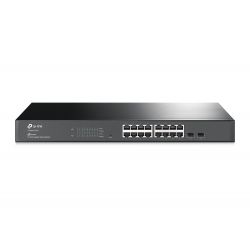 TP-LINK T1600G-18TS commutateur réseau Géré L2/L3/L4 Gigabit Ethernet (10/100/1000) 1U Noir