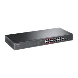 TP-LINK TL-SL1218MP network switch Gigabit Ethernet (10/100/1000) Power over Ethernet (PoE) Black