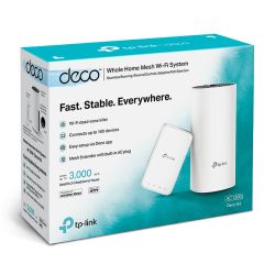 TP-LINK Deco M3 (2-Pack) wireless router Gigabit Ethernet Dual-band (2.4 GHz / 5 GHz) Black, White