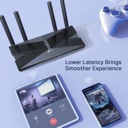 TP-LINK Archer AX50 router inalámbrico Gigabit Ethernet Doble banda (2,4 GHz / 5 GHz) 4G Negro