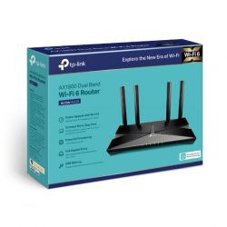 TP-LINK Archer AX20 router inalámbrico Gigabit Ethernet Doble banda (2,4 GHz / 5 GHz) 4G Negro