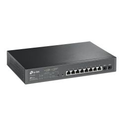 TP-LINK TL-SG2210MP switch de rede Gigabit Ethernet (10/100/1000) Power over Ethernet (PoE) Preto