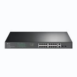 TP-LINK TL-SG1218MP switch de rede Gigabit Ethernet (10/100/1000) Power over Ethernet (PoE) Preto
