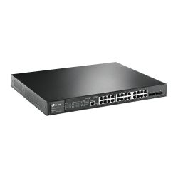 TP-LINK TL-SG3428MP switch de rede Gerido L2/L2+ Gigabit Ethernet (10/100/1000) Power over Ethernet (PoE) Preto