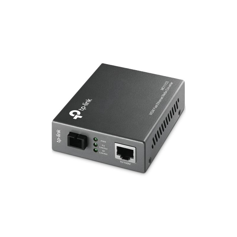 TP-LINK MC111CS conversor de rede de média 100 Mbit/s Modo único Preto