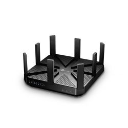 TP-LINK Archer C5400 wireless router Gigabit Ethernet Tri-band (2.4 GHz / 5 GHz / 5 GHz) 4G Black