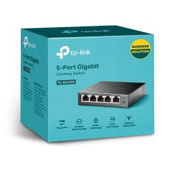 TP-LINK TL-SG105S commutateur réseau Non-géré Gigabit Ethernet (10/100/1000) Noir