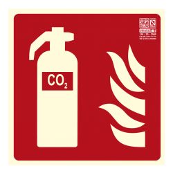 Implaser EX219N CO2 fire extinguisher sign electrical risk…