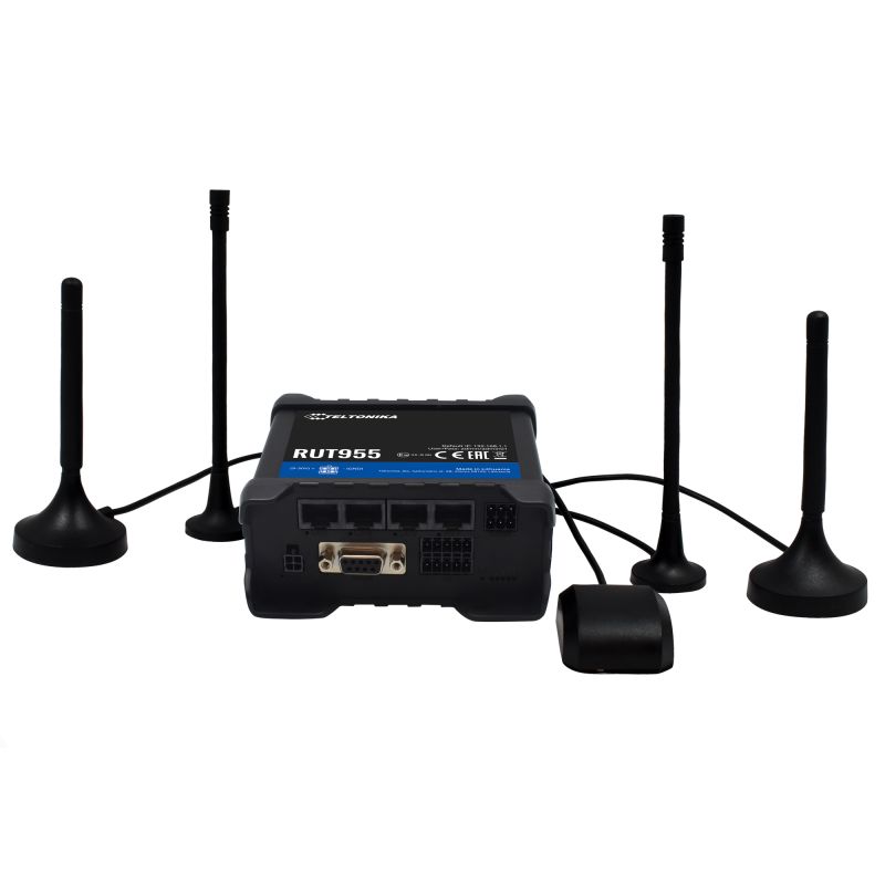 Teltonika TK-RUT955 - Teltonika Router 4G Industrial, 4 puertos Ethernet…