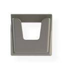 XPR DINFPS-ES Simple light gray frame with card holder for DIN…