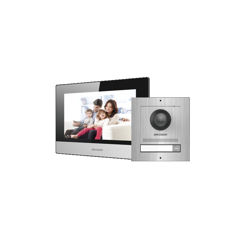 Hikvision Basic DS-KIS602/S Kit videoportero IP 2ª Generación…