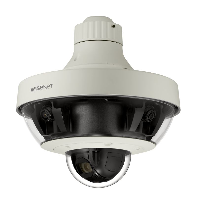 Wisenet PNM-9322VQP Caméra IP multi-capteurs 360º de 8 à…