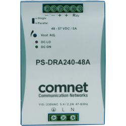 Comnet PS-DRA240-48A Alimentation industrielle 48VDC et 240W…