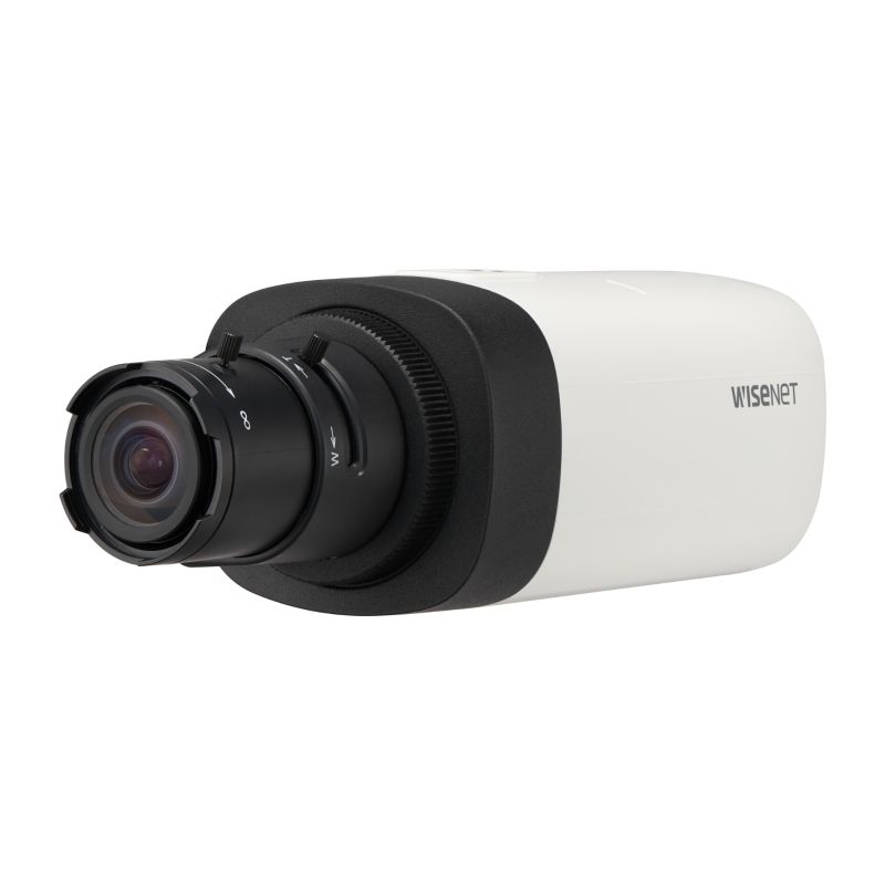Wisenet QNB-6002 Câmera de caixa IP de 2Mpx, cor 0,01lux e…