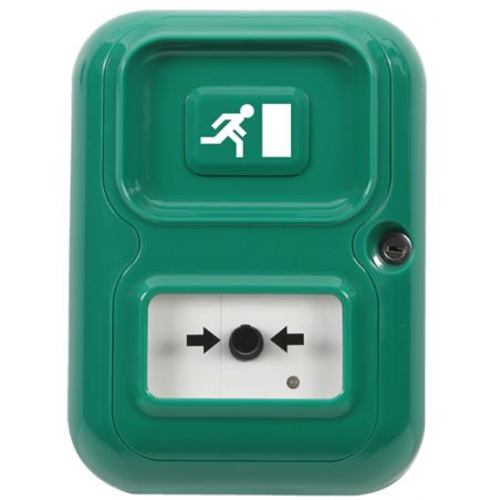 STI STI-AP-1-G-R Alert Point button. Green color.