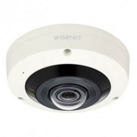Wisenet XNF-8010R Câmera IP hemisférica 360º de 4Mpx, lente…