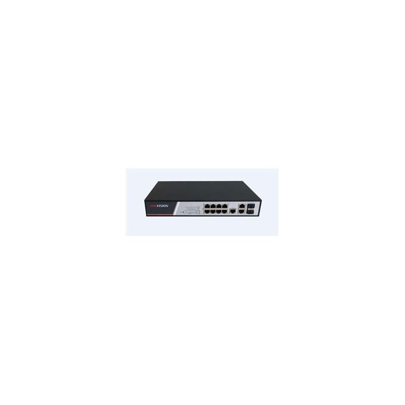 Hikvision Basic DS-3E2310P PoE switch with 8 copper ports 10/100…