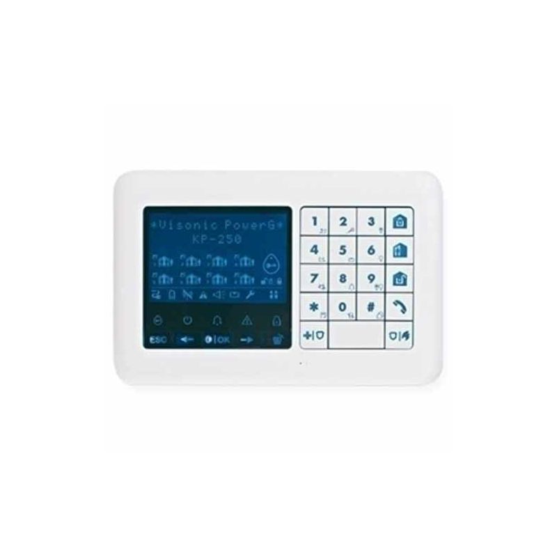Visonic KP250PG2 Keypad via bidirectional radio compatible…