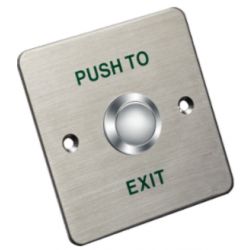 Hikvision Basic DS-K7P01 Metal exit button.