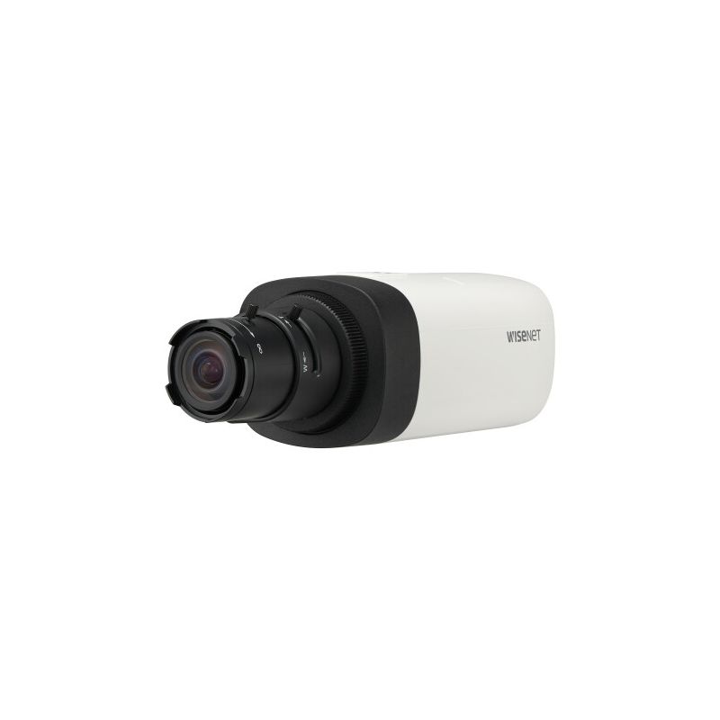 Wisenet QNB-8002 Câmera de caixa IP de 5Mpx, WDR 120dB, E/S de…