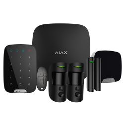 Ajax AJ-HUB2KIT4G-DP-PRO-B - Kit de alarma profesional, Certificado Grado 2,…