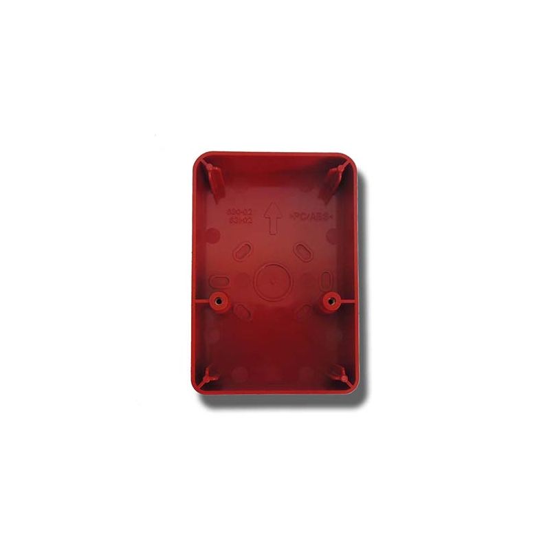 Fireclass D-BOXR High base for FC440 sirens. Red color