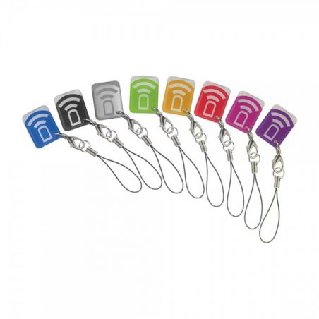 Visonic PACK 8 TAGS Pack de 8 tags de proximidad colores variados