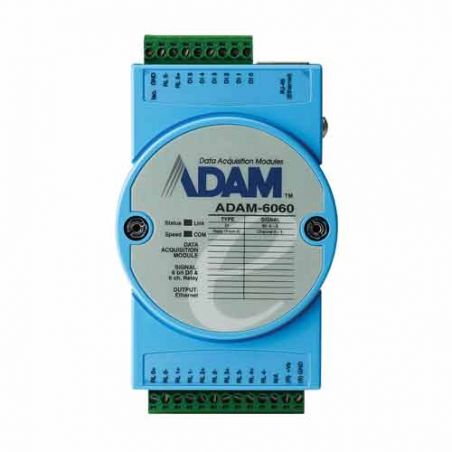 CSMR ADAM-6060 TCP/IP module with 6 inputs and 6 outputs