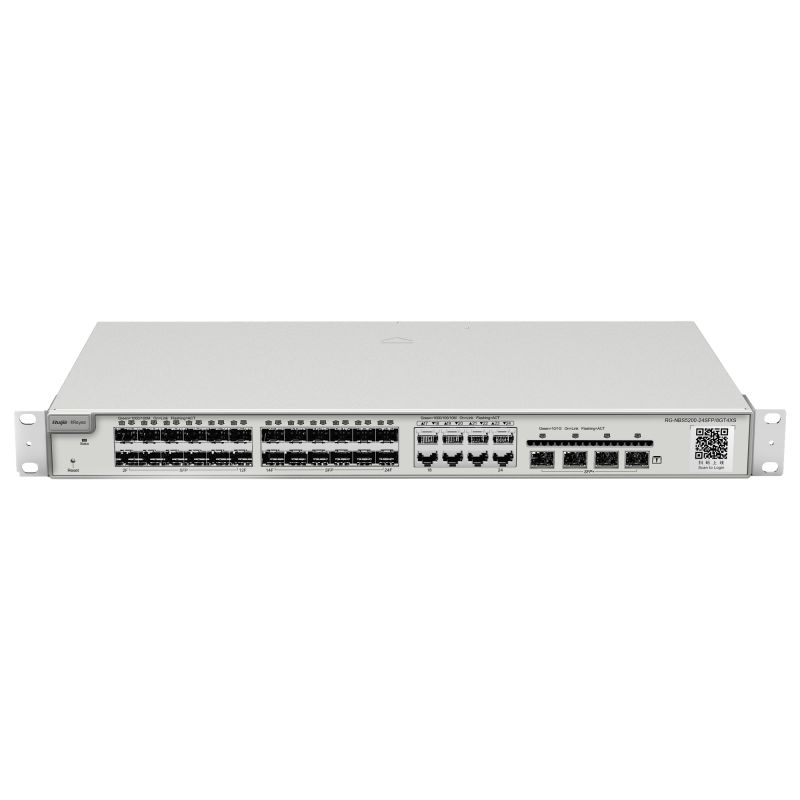 Reyee RG-NBS5200-24SFP/8GT4XS - Reyee Switch Cloud Capa 2+, 24 puertos SFP Gigabit  (8…