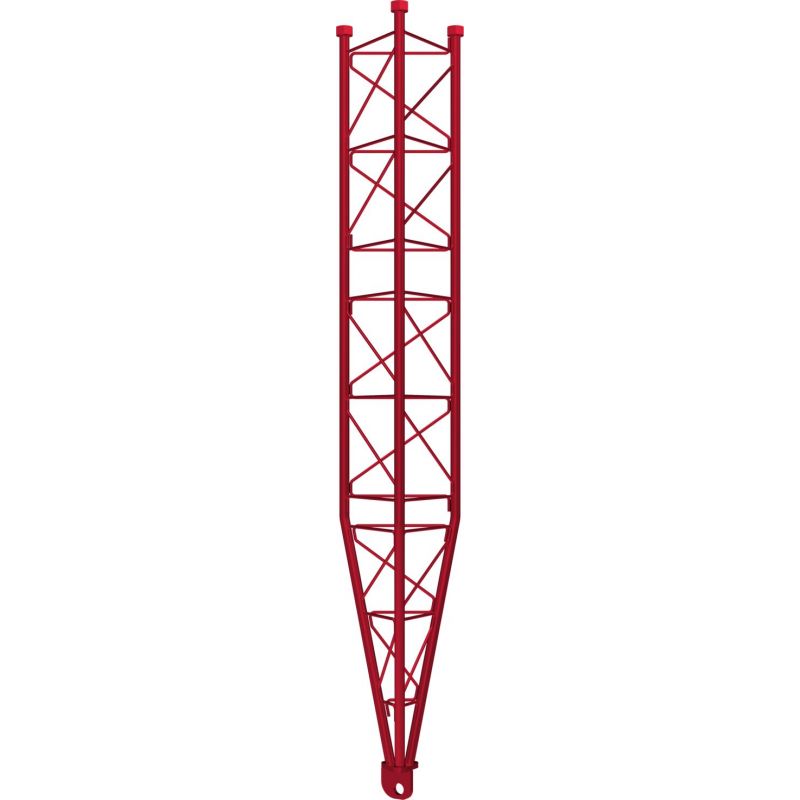 Tramo inferior basculante Reforzado Torre 450 XL Galvanizado caliente 3m Rojo Televes