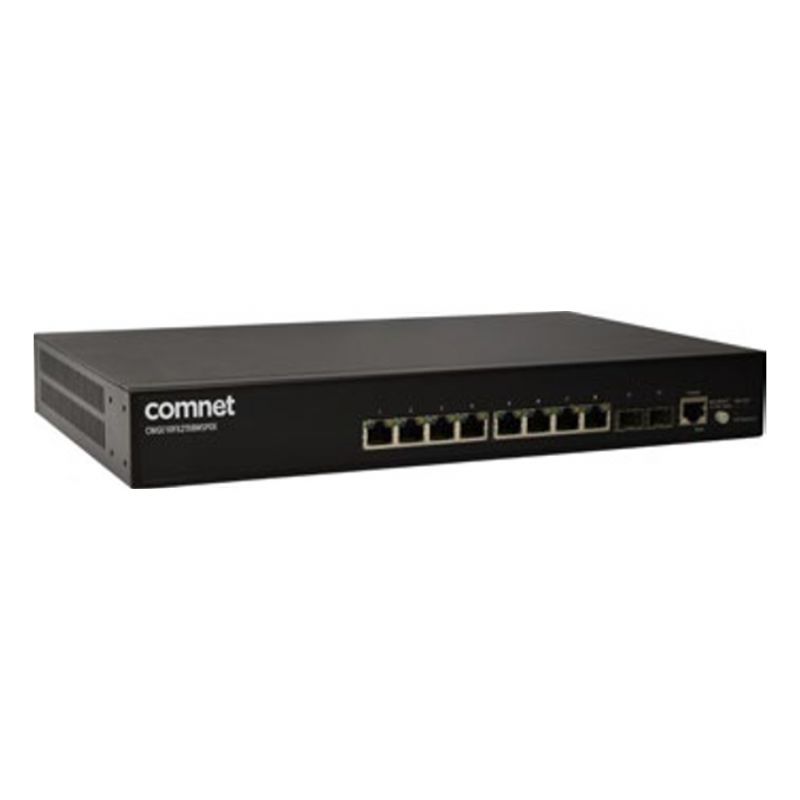 Comnet CWGE10FX2TX8MSPOE Commutateur administrable 8 ports Combo…