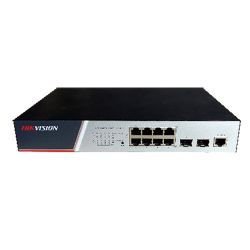 Hikvision Basic DS-3E2510P PoE switch with 8 copper ports…