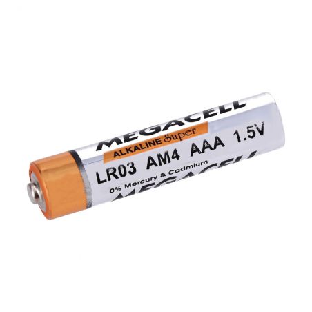DEM-2493 Alkaline AAA battery. 1.5V rated voltage