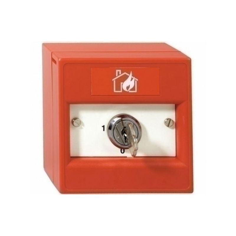Ziton DM700K Pulsador manual de alarma con llave