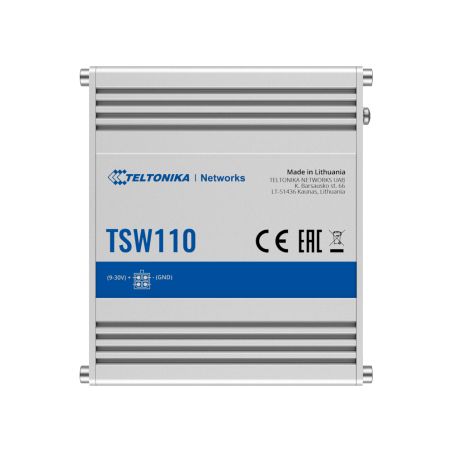 Teltonika TK-TSW110 - Teltonika Switch No gestionable Industrial, 5 puertos…