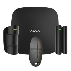 Ajax AJ-HUBKITPLUS-B - Kit de alarma profesional, Comunicación Wi-Fi, 3G…