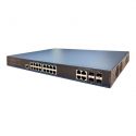 Utepo UTP3320TS-PSB-L2 PoE Switch 16 Gigabit ports + 4 Uplink…