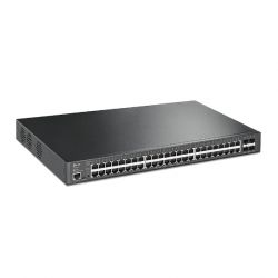 TP-Link TL-SG3452XP switch Gestionado L2+ Gigabit Ethernet (10/100/1000) Energía sobre Ethernet (PoE) 1U Negro