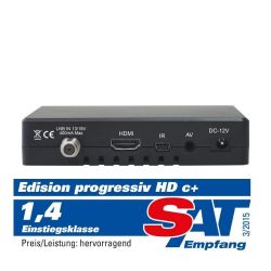 Edision Nano Progressive HD C, Receptor DVB-S2 con USB