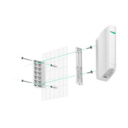 Ajax AJ-CURTAINPROTECT-W - Ajax PIR Curtain Detector, 868MHz Jeweller Wireless,…