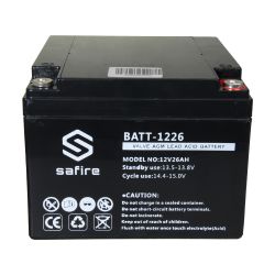 Safire BATT-1226 - Rechargeable battery, AGM lead-acid technology,…