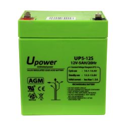 Master Battery BATT-1250-U - Upower, Batería recargable, Tecnología plomo ácido…