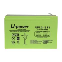 Master Battery BATT-1272-U - Upower, Batería recargable, Tecnología plomo ácido…