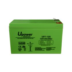 Master Battery BATT1270-U - Upower, Bateria recarregável, Tecnología chumbo…