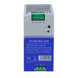 DC48V5A-DIN - Switching Power Supply, DC Output 48V 5A / 240W, 2…