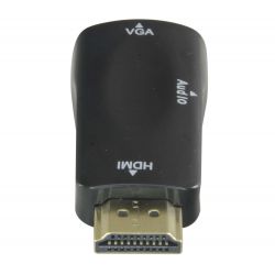 HDMI-VGA - Adaptador de HDMI a VGA+Audio, Pasivo, no necesita…