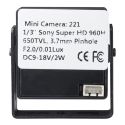 MC221J - Mini caméra câblée, 1/3\" Sony© Super HAD CCD II,…